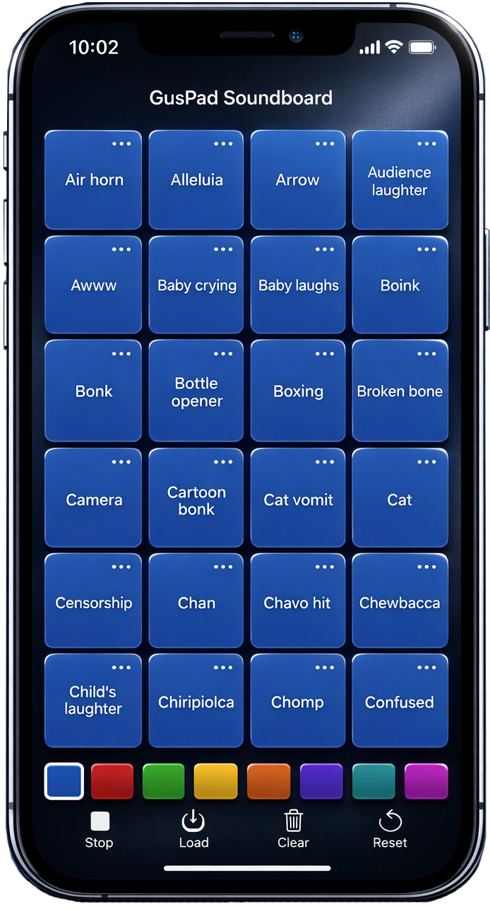 GusPad Soundboard App Screenshot